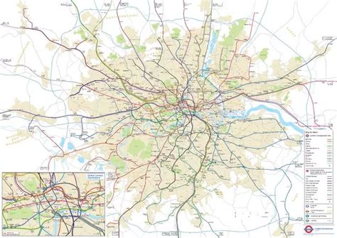 The Geographically Accurate London Underground Map That Shows Exactly