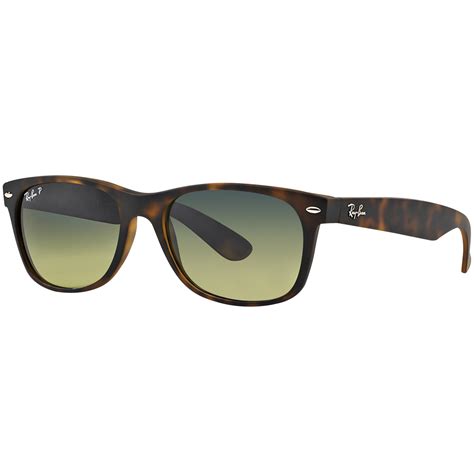 Ray Ban Rb2132 New Wayfarer Polarised Sunglasses Tortoisegreen