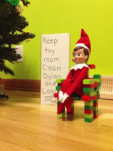 Elf On The Shelf Playing In The Toy Room