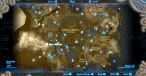 Explorando Los Límites Del Mapa De Breath Of The Wild Universo Zelda