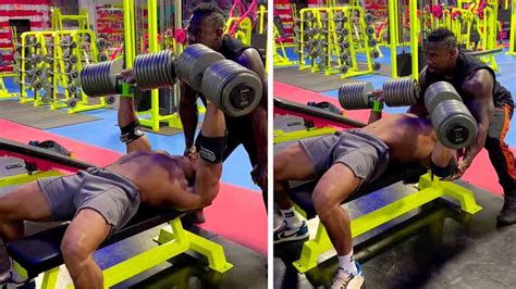 Larry Wheels Crushes A 200 Lb 907 Kg Dumbbell Bench Press For Three
