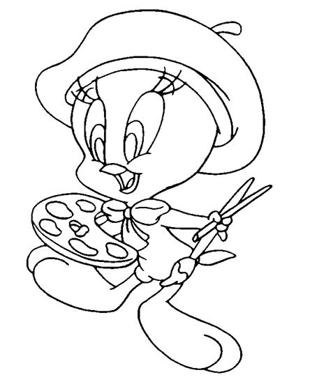 Tweety Bird Coloring Pages Coloring Home