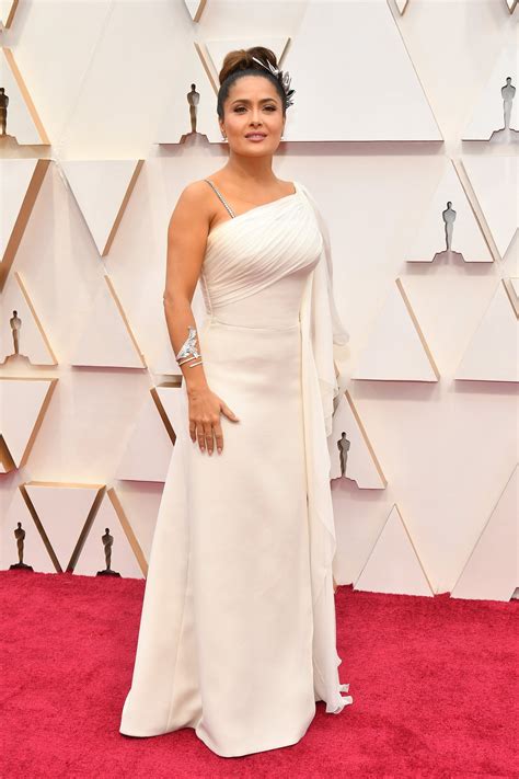 92nd Annual Academy Awards Salma Hayek Oscars Red Carpet Arrivals