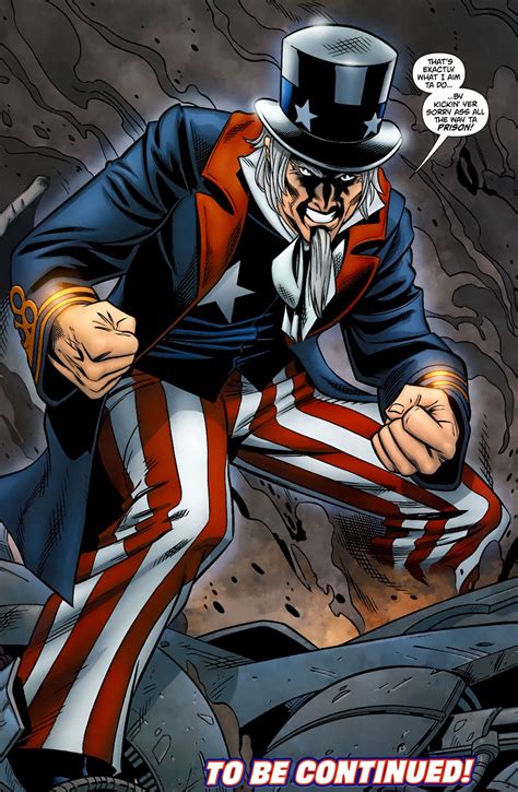 Uncle Sam Freedom Fighters Uncle Sam Comic Heroes