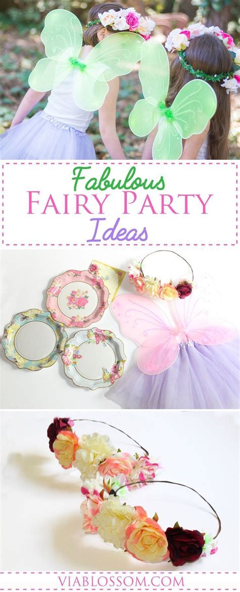 Must Have Fairy Party Supplies Via Blossom Fairy Garden Birthday