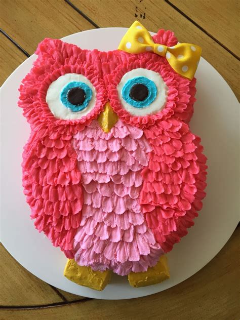 Owl Birthday Cake Pin Hester On Size Of Owl Cake Pinterest Cake Owl