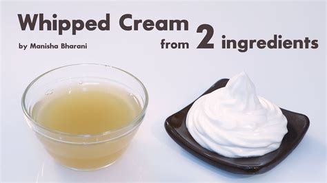By real simple september 05, 2008 2 Ingredients Homemade Whipped Cream Recipe Aquafaba Vegan ...