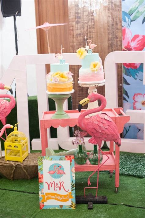 Tropical Flamingo Themed Birthday Party Via Karas Party Ideas
