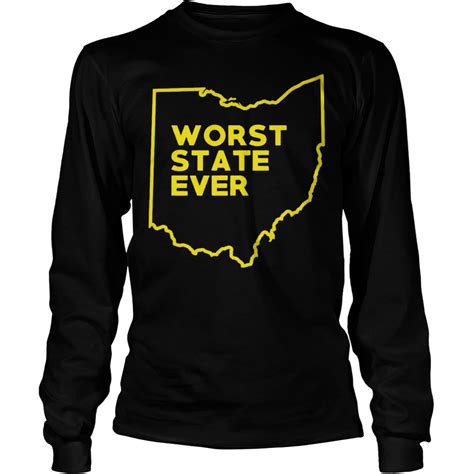 Ohio Worst State Ever Shirt Kutee Boutique