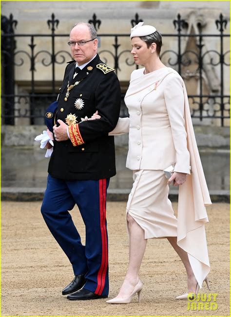 Princess Charlene Makes Rare Appearance Abroad To Attend King Charles