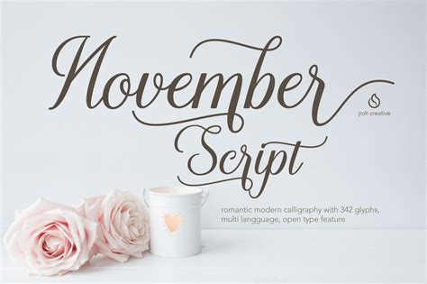 November Font By Jroh Creative · Creative Fabrica
