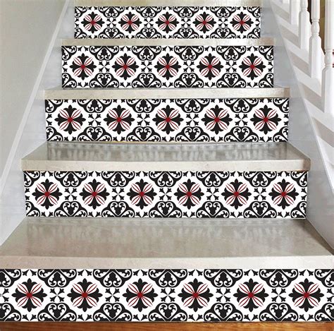 Stair Riser Stickers Removable Sticker Peel And Stick Staircase Etsy