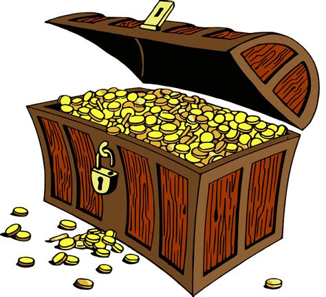 Gold Treasure Chest Png Free Transparent Clipart Clip
