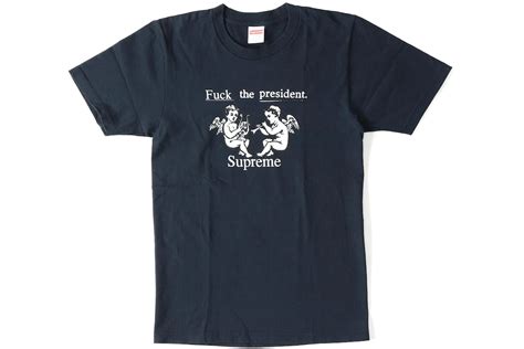 Supreme Ftp Tee Navy Ss17 Fr