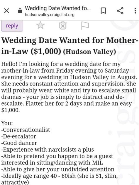 Brides Brutal Ad Offers 13k To Take ‘narcissist Mother In Law To