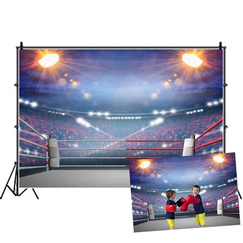 Buy Csfoto 6x4ft Boxing Arena Backdrop Boxing Match Stadium Wrestling