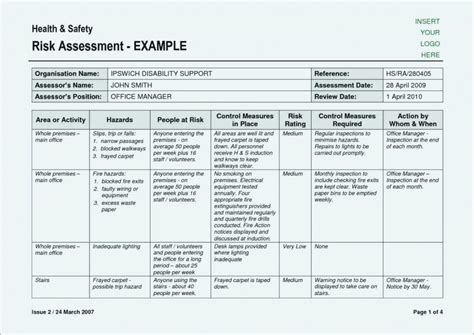 Army Risk Management Worksheet