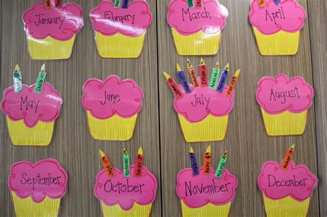 Birthday Chart Birthday Charts Student Birthdays Kindergarten Crafts