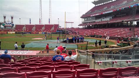 Section 119 At Great American Ball Park