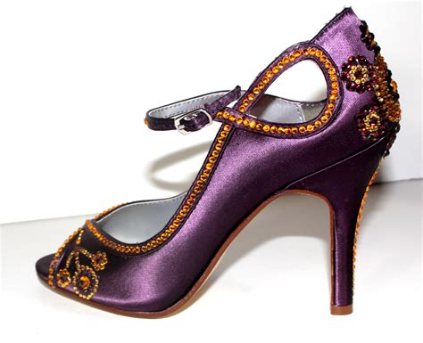 Purple Heels Wedding Shoes Purple Heels
