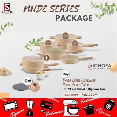 Jual Signora Nude Series Package Set Cookware Dan Nude Series Wok