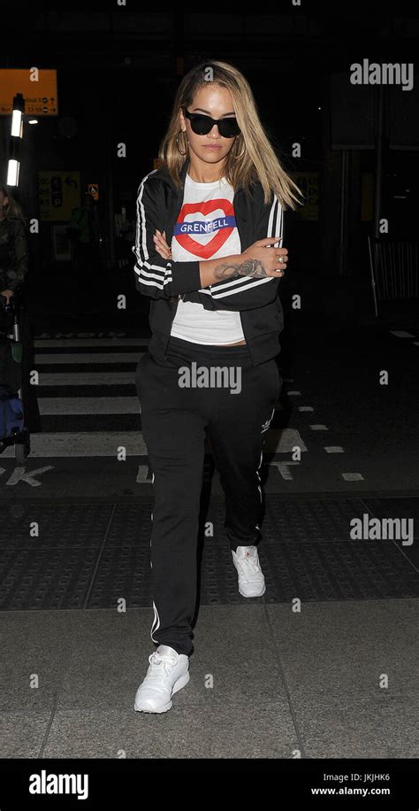 Rita Ora Arriving At Heathrow Airport On A Flight From Cannes Rita Was