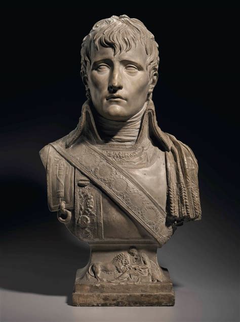 A Tinted Plaster Bust Of Napoleon Bonaparte As First Consul