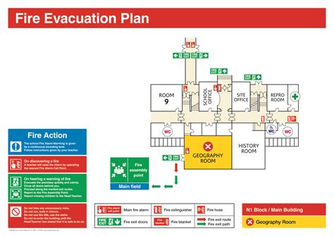 Fire Escape Plan Template