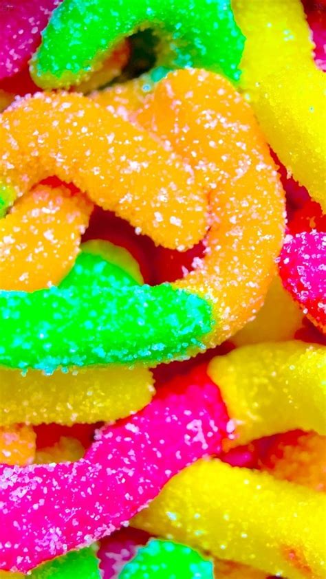 Candy Wallpapers Jelly Worms Sour Gummy Worms Candy Wallpaper Food