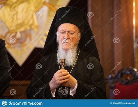 His All Holiness Ecumenical Patriarch Bartholomew Editorial Photo