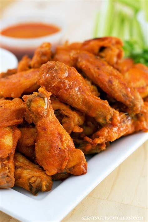 Whether you're having friends over the watch the game this weekend or are craving a plate of hot wings, follow these steps for authentic. Hot Buffalo Wings | Serving Up Southern