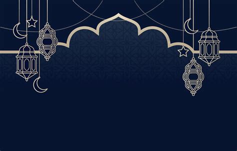 Islamic Arabic Lantern For Ramadan Kareem Eid Mubarak Background