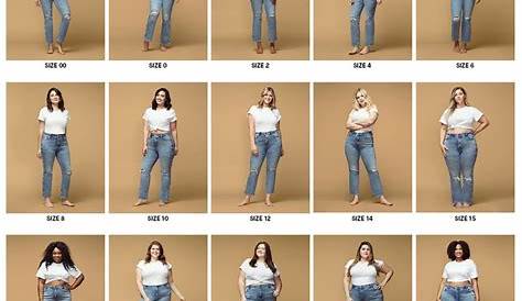 good american jean size chart