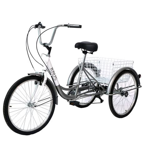 Buy Adult Tricycle Trikes7 Speed Three Wheeled Bike2426 Inch Cruiser