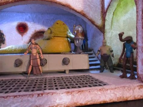 Custom Star Wars Jabbas Palace Dioramaplayset W Figures Shown Lights
