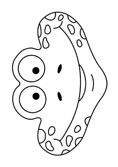 Coloriage A Imprimer Gratuit Sur Hugo L Escargot Coloriage Masque