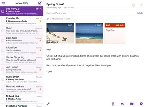 Yahoo Mail Update Lets You Easily Manage Folders Open Attachments In
