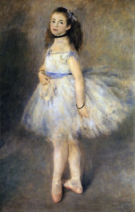 The Dancer 1874 Painting By Pierre Auguste Renoir Fine Art America