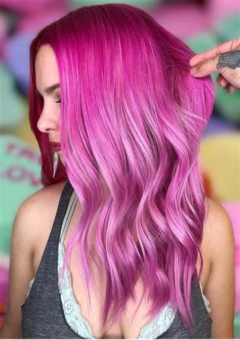 Beautiful And Shiny Pink Hair Colors For Cute Looks In 2019