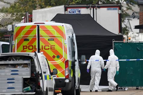 39 Bodies Found In The Back Of A Lorry In Essex Have All Been Identified As Vietnamese