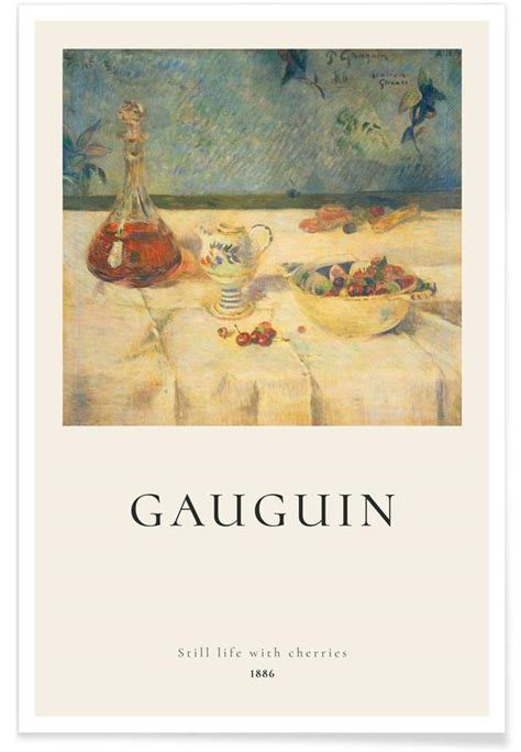 Gauguin Still Life With Cherries Poster Juniqe
