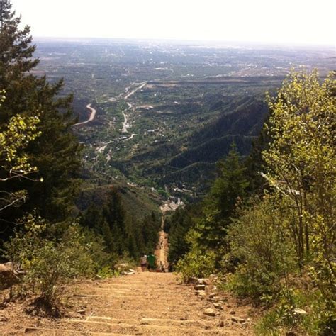 Mt Manitou Incline Summit Manitou Springs Co
