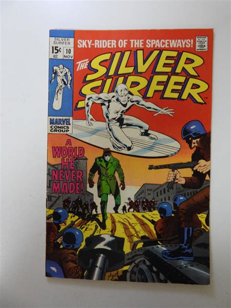 The Silver Surfer 10 1969 Vf Condition Comic Books Silver Age