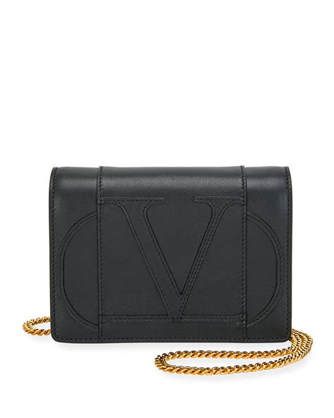 Valentino Garavani Vlogo Leather Crossbody Bag Neiman Marcus