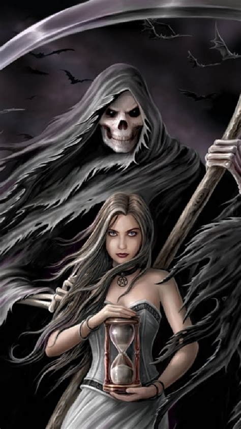 Grim Reaper Phone Wallpaper By Anne Stokes Mobile Abyss