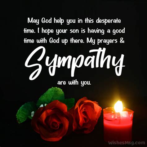 Sympathy Messages For Loss Of Son Wishesmsg