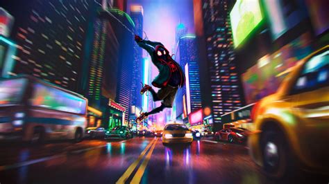Download Spider-man, movie, artwork, spider-verse ...