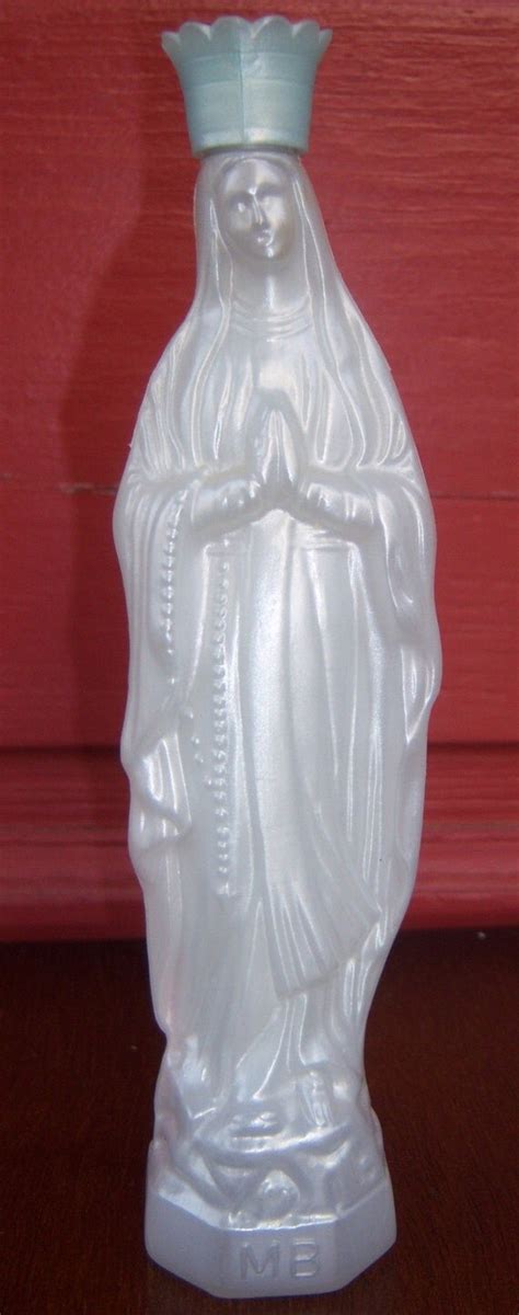 Vintage Virgin Mary Holy Water Bottle