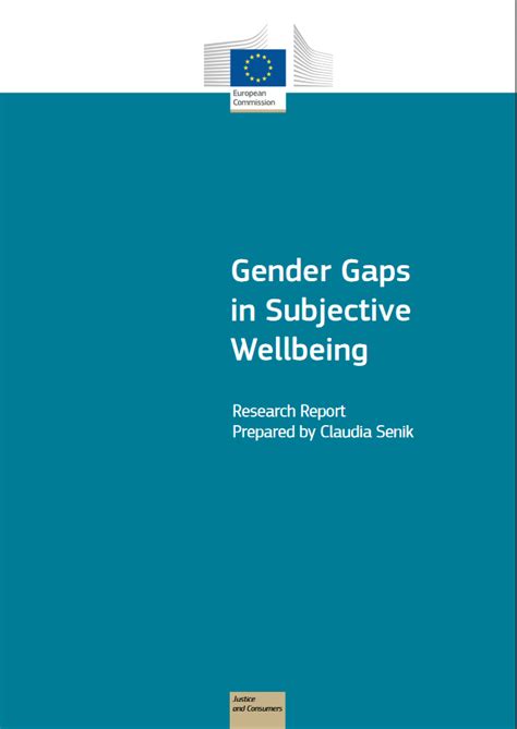 Gender Gaps In Subjective Wellbeing Cde Almería Centro De
