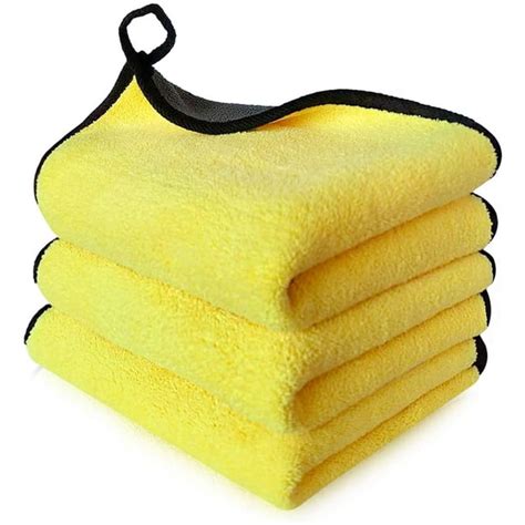 Super Absorbent Extra Thick Microfiber Cleaning Cloths For Car Drying